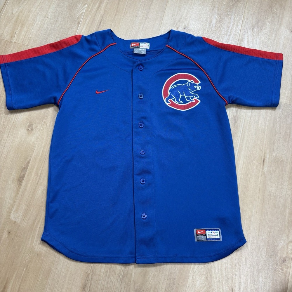 Nike Team Genuine Merchandise Derrek Lee #25 Chicago Cubs Jersey Youth M 12/14